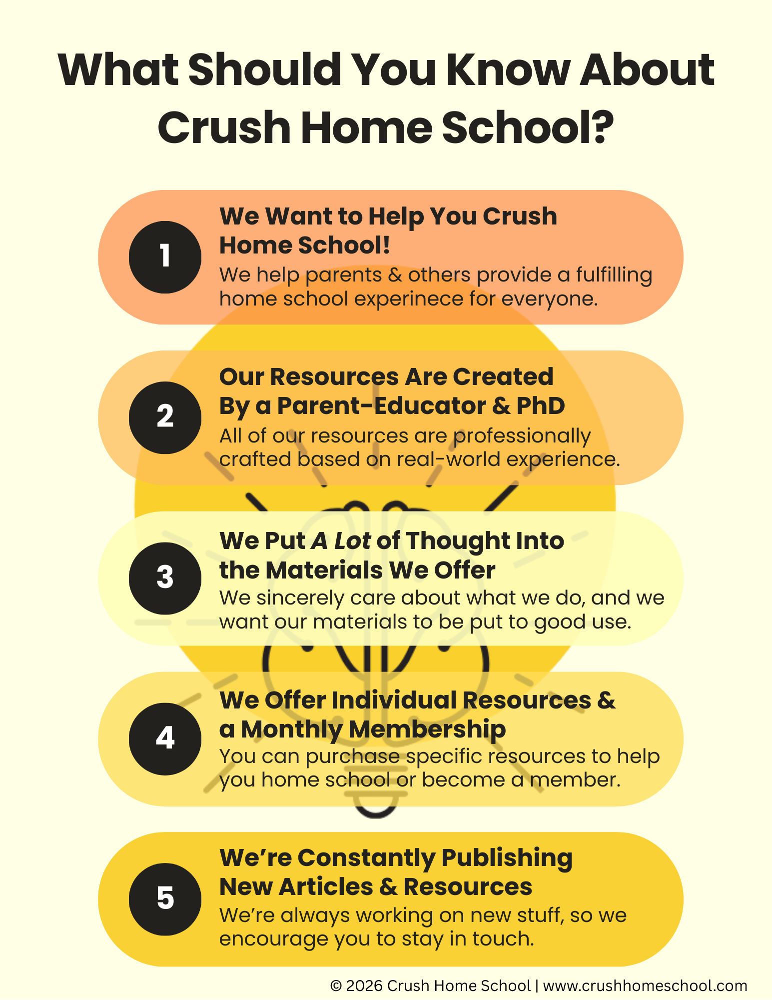 What You Should Know About Crush Home School