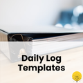 Daily Log Templates from Crush Home School