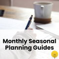 Monthly Seasonal Planning Guides from Crush Home School